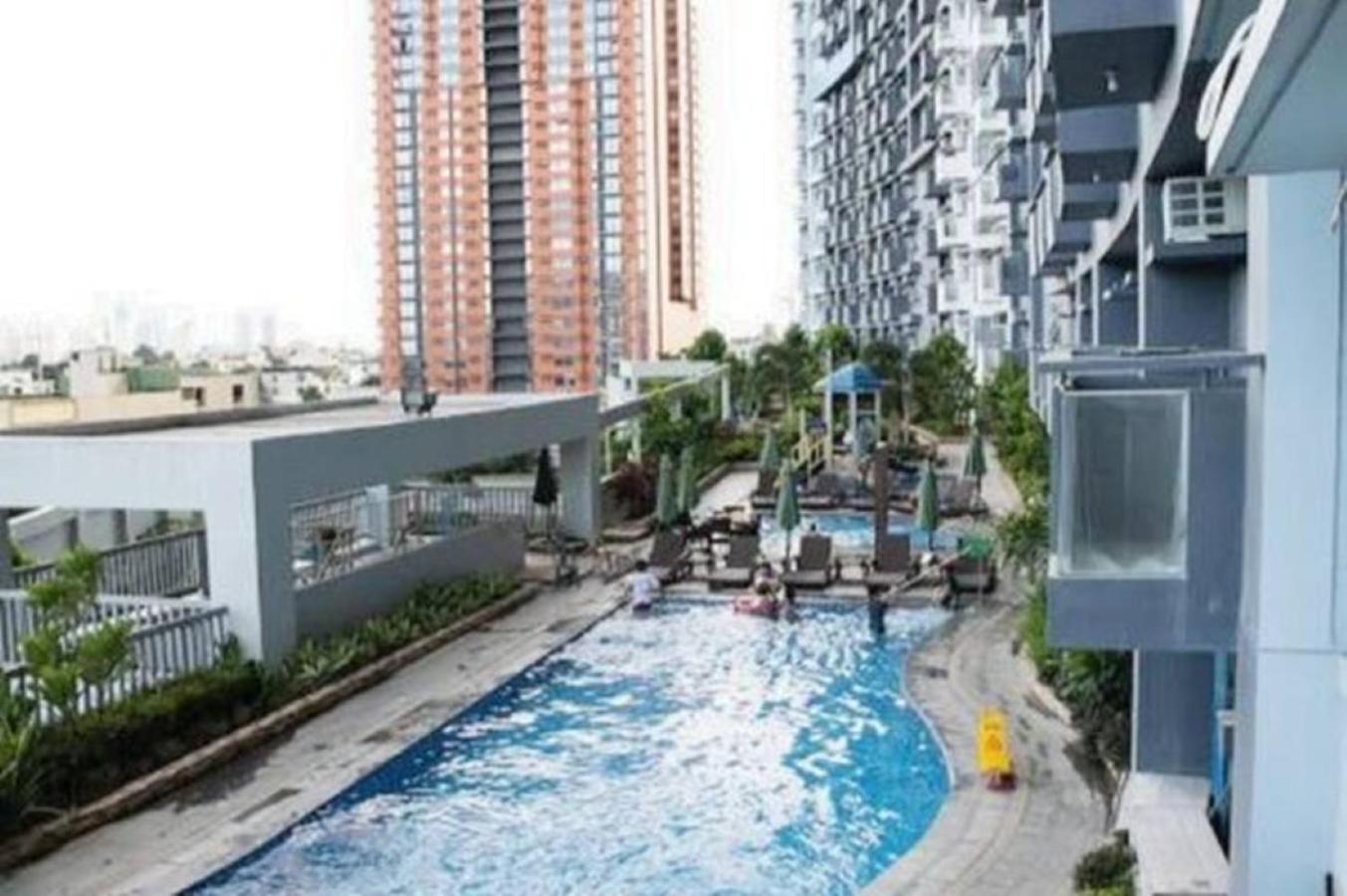 Great View With Balcony In Araneta Center Apartamento Manila Exterior foto